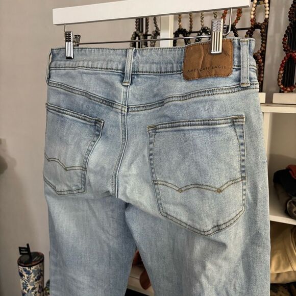 AMERICAN EAGLE 31x30 light Blue Denim Jeans - Picture 4 of 6